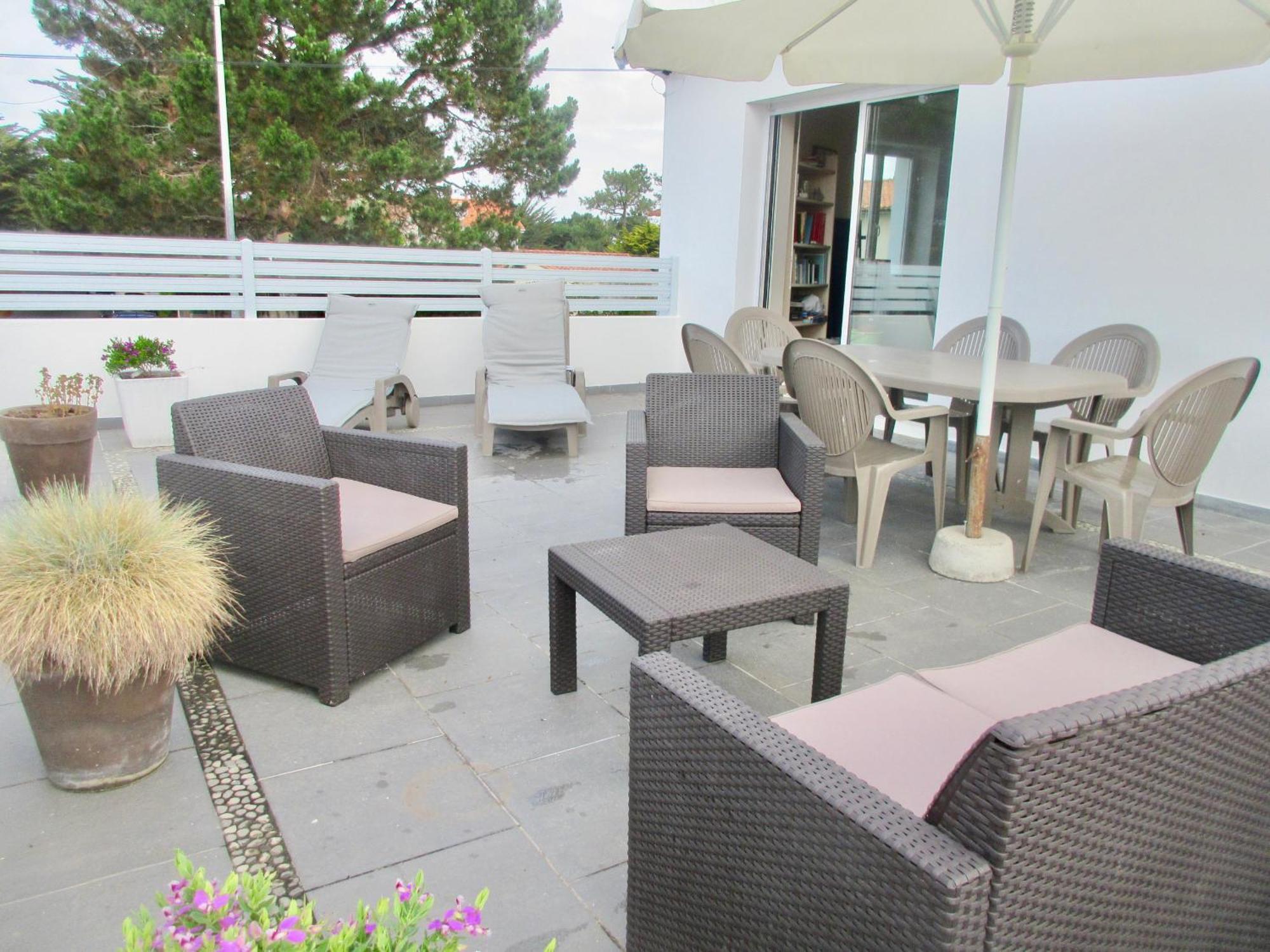 Maison Pour 6 - Jardin Et Terrasse - 300M Plage Brétignolles-sur-Mer Buitenkant foto